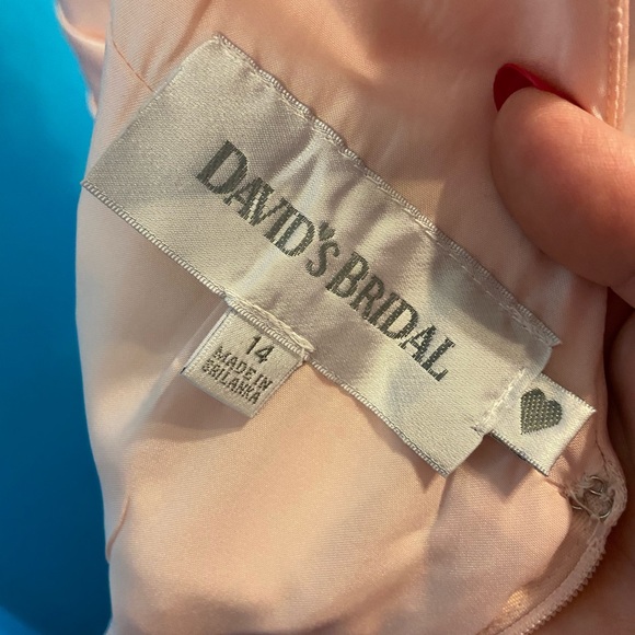 💃 David’s Bridal Pink Formal size 14 - Picture 6 of 6